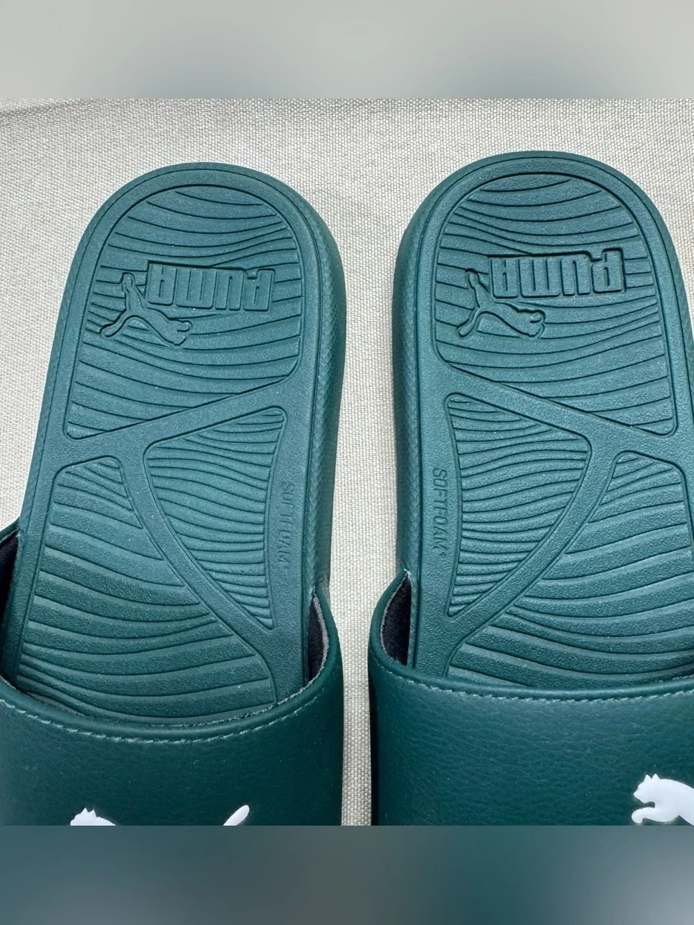 Puma Cool Cat 2.0 Dark Myrtle Slide Sandals SoftFoam Men’s 10 NWT